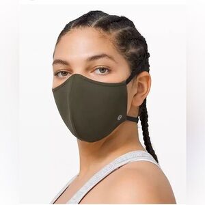 Lululemon Olive Face Mask